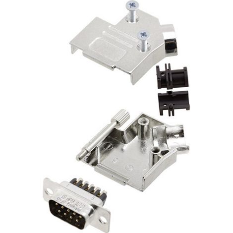 Amphenol L17D45ZK09+L717DE09PST Kit embase SUB-D mâle 45 ° Nombre de pôles: 9 raccord à vis 1 pc(s)