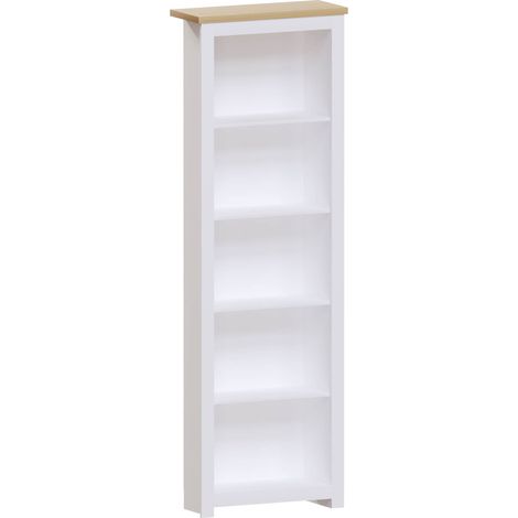 Arlington 5 Tier Bookcase Shelving Storage Unit, White
