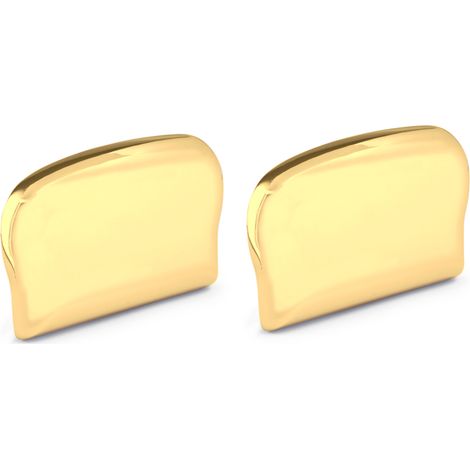 SET 2 FINALI TIPO "C" CORRIMANO 55X35MM OTTONE