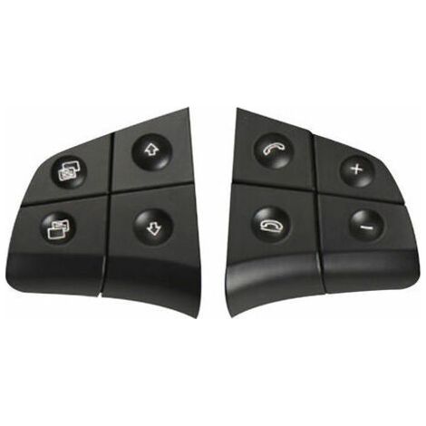 Ersatz-Lenkradbedienknöpfe für Mercedes-Benz W164 W245 W251 ML GL BR-Klasse, Schwarz, 4 Tasten (1/5)