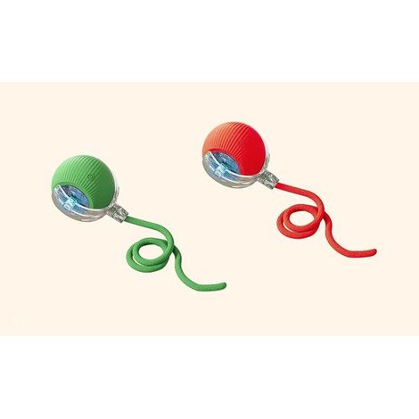 Balle interactive pour chiens et chats, balle automatique intelligente rechargeable améliorée avec queue, jouet à mouvement rapide pour chats et chiots d'intérieur qui s'ennuient (1/2)