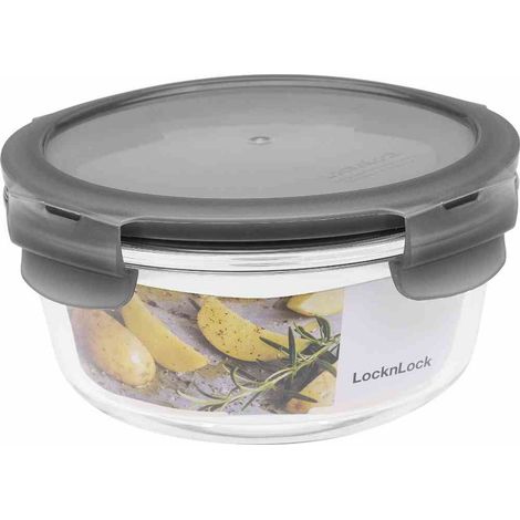 Box "Boroseal" 0,65 l rund Ø 15,5 x 7,5 cm, transparent