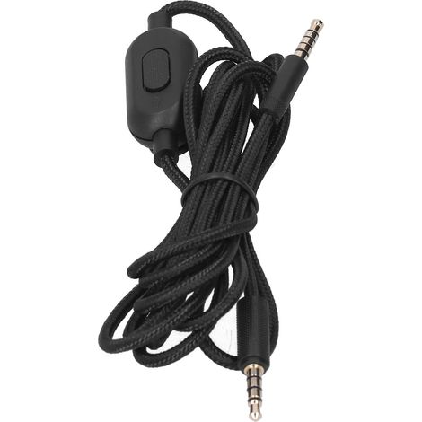 Câble audio avec contrôle de volume et microphone pour casque Logitech G233 G433 GPRO GPROX (1/5)