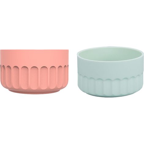 Manchon Silicone Pour Gobelet - Compatible Stanley Quencher 40 Oz Et 30 Oz IceFlow 20 Oz Et 30 Oz - Protection Fond Anti-Choc Et Anti-Dérapant - Lot De 2 (1/5)