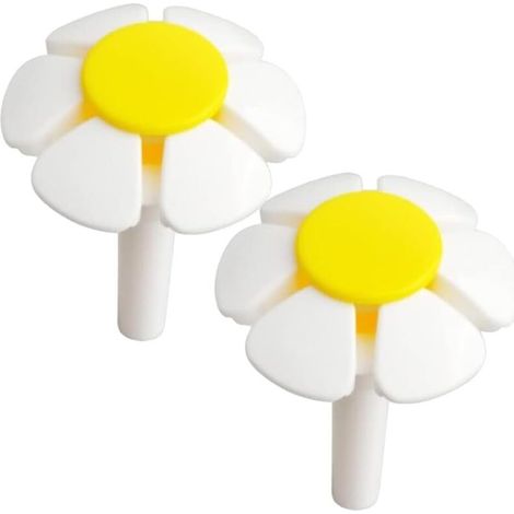 Set mit 2 Ersatzdüsen für Trinkbrunnen für Haustiere, gelbes Blumendesign für Katzenbrunnenköpfe, automatischer Wasserspender, Trinkbrunnenaufsatz für Katzen (1/4)