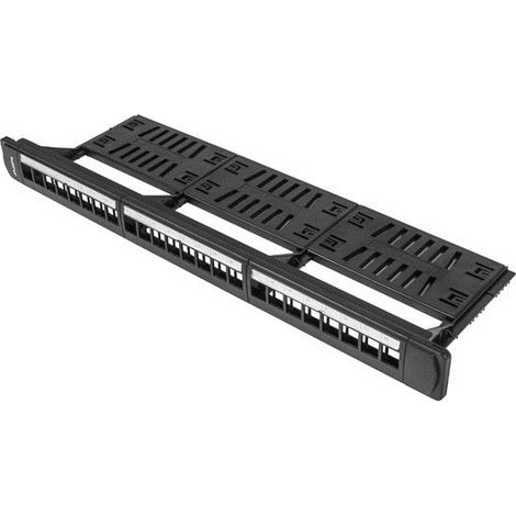 Patch Panel 24 Porte UTP Categoria 5e Lanberg PPKS-1124-B (1/2)