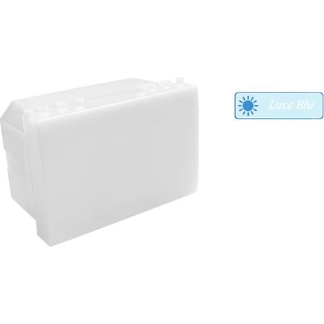 Luce segnapasso a led per cassetta 503 compatibile con Living Light International Air 5 watt luce blu IP65 (1/4)