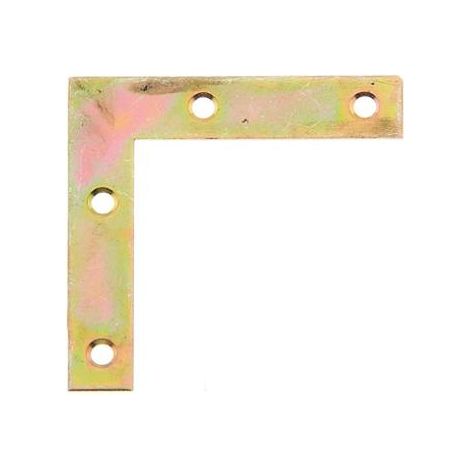 SQUADRETTA ANGOLARE 50X50X10MM PIATTA ZINCATA GIAL