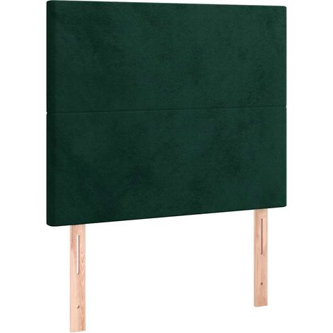 Maison Exclusive - Testiera Verde Scuro 90x5x118/128 cm Velluto
