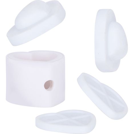 Moule à cloche en cuir tanné végétal à faire soi-même, moule à cloche en cuir véritable, pince en G pour la fabrication de cloches en cuir de vachette (une à deux pièces). (1/5)