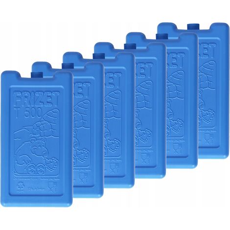 Impacchi di ghiaccio per borsa termica da viaggio, 6 x 500 ml (1/3)