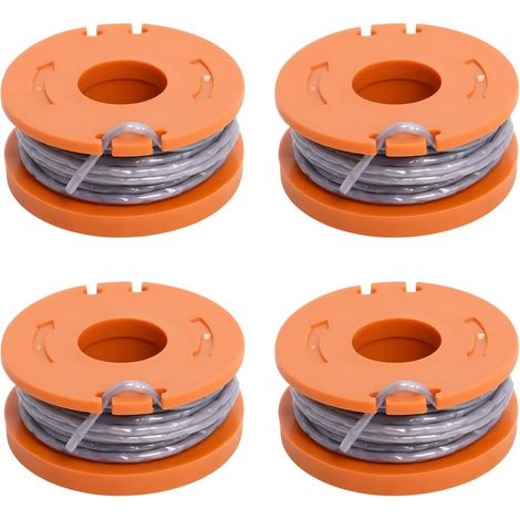 Bobine de fil de coupe-bordures (4 pièces) pour débroussailleuses Mac, Allister, Spear, Jackson, Qualcast et Worx (1/5)