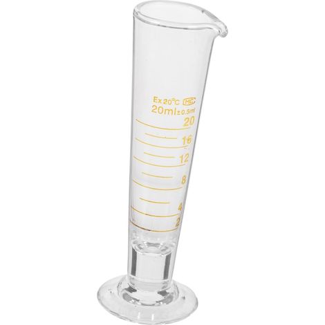 Bécher Triangulaire en Verre de Laboratoire 20ml Placement Stable et Outil Polyvalent pour Expériences en Milieu Scientifique (1/5)