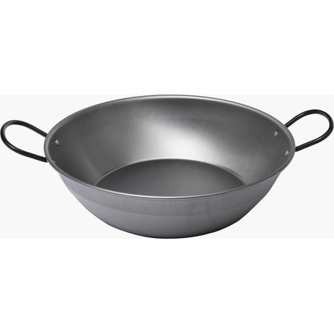 Plat à paella haut en métal Ø 36 cm