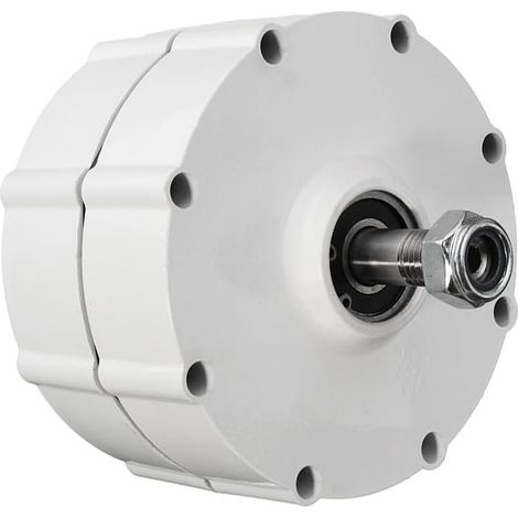 Générateur à aimant permanent 800 W 12 V 24 V 48 V - dynamo 3 phases sans engrenages pour turbine éolienne de bricolage et projets d'énergie libre (without-48V) (1/5)
