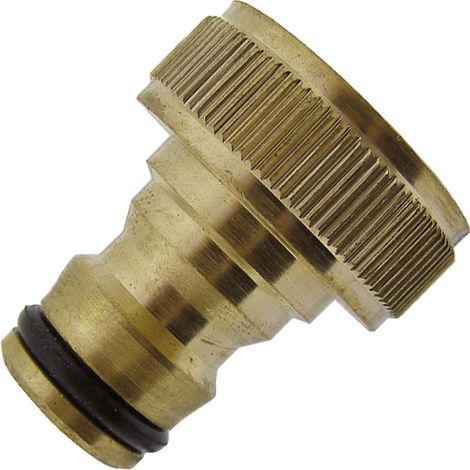 Tappo terminale per tubo flessibile in ottone massiccio da 1 pollice
