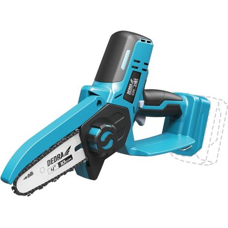 Kettensäge dedra DED7099 schwarz 18 Volt 10 Zentimeter