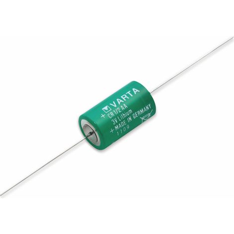 VARTA Lithium-Batterie CR 1/2AA-CD, mit Axialdraht, 3 V-, 950 mAh