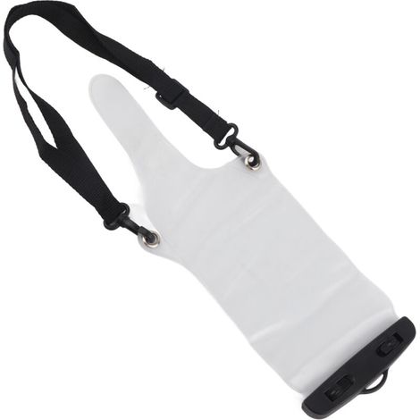 Wasserdichte, transparente Walkie-Talkie-Hülle mit Clip und Handschlaufe