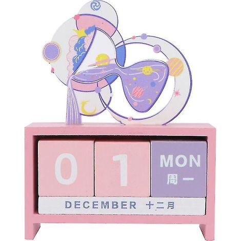 1 calendrier de bureau en bois (1/3)