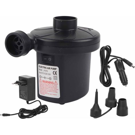 Pompe à air électrique portative, gonfleur rechargeable 180V-240V AC/DC pour camping et activités extérieures (1/5)