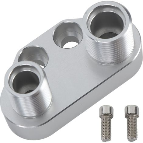 Adaptateur de compresseur AC, billette d'échange en aluminium droit pour Sanden SD7B10 7176 (1/5)