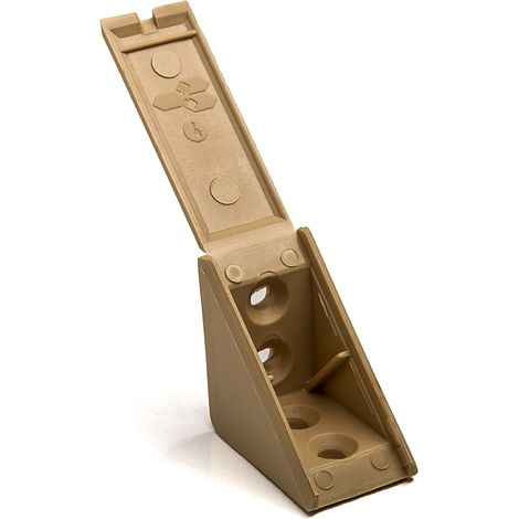 100 Stück Korpusverbinder 31 x 31 x 20 mm mit Klappdeckel beige (1/2)