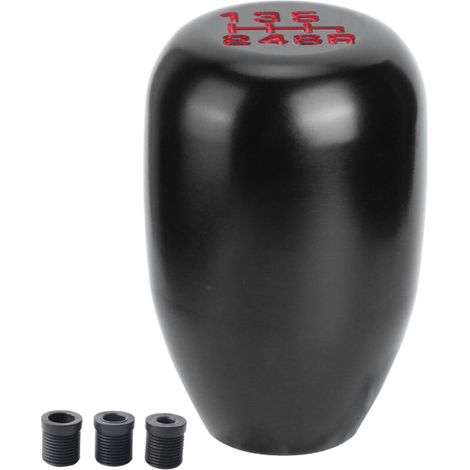 Pomello universale per cambio manuale a 6 marce (nero) -Crezuo (1/4)