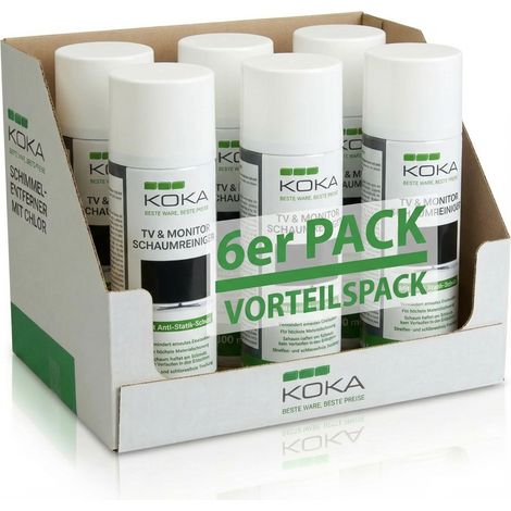 6x TV & Monitor Schaumreiniger je 300ml (1/5)