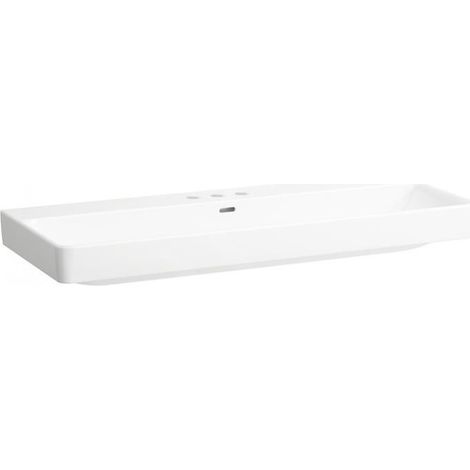 Lavabo LAUFEN PRO S 1200x460mm avec plateau supérieur 3 trous (1/3)