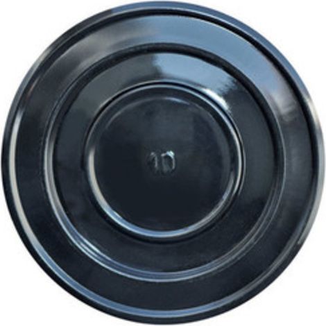 ROSONE P/TUBO DI STUFA D 12 CM NERO  1 PZ