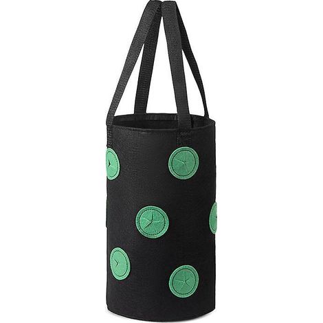 3pcs - 3 Gallons Sac De Plantation Pour Fraise, Sacs De Culture  Fraises Suspendu Jardin Avec 13 Trous, Sac De Plantation Pour Fraises, Herbes, To (1/5)