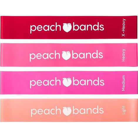 Bandes élastiques en latex haute densité (4 pièces), résistantes aux déchirures, pour exercices et yoga. (1/5)