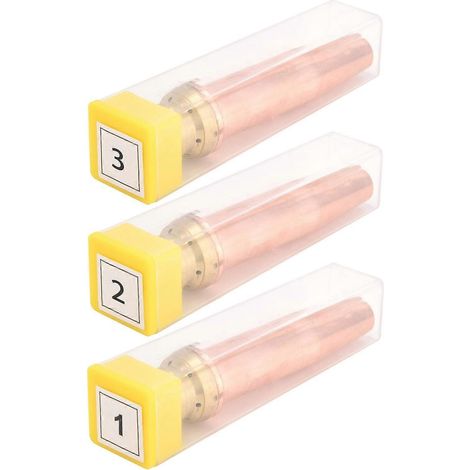 Ensemble de 3 buses de découpe au propane pour brûleurs à gaz isobares pour découpe à la flamme (0,9 mm, 1,2 mm, 1,5 mm)