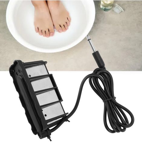 Array pour Bain de Pieds Ionique  Tête Ionique Premium en Acier Inoxydable 304  Compatible 1/4 Pouce & Long Câble 1.3m  Durée 50 Utilisations  Nettoie à Fond + Gratuité (1/5)