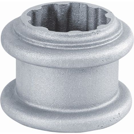 Rondelle décorative pour fût cannelé Ø100mm - Hauteur 125mm Diamètre 170mm - Aluminium - DECO FER FORGE