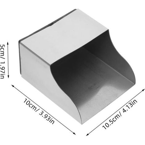 Truelle carrée en Acier Inoxydable pour Jardinage - Outil de Mesure précis du terreau pour bonsaïs et Plantes d'intérieur (1/5)