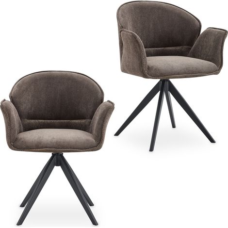 Lot de 2 chaises GIRONA Pierre (Lot de 2) (1/4)