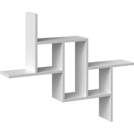 HILLY - Mensola moderna da parete - Dimensioni: 85x15x73,5 cm - Mobile contenitore da parete (1/4)