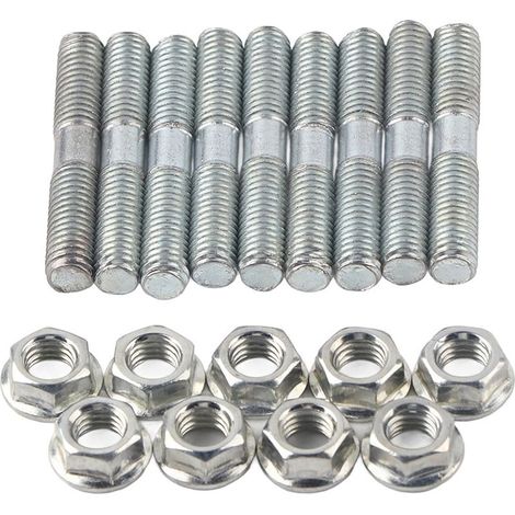 Goujons Turbo + écrou de blocage, 9 pièces, adaptés pour S13 S14 S15 SR20 CA18 (1/5)