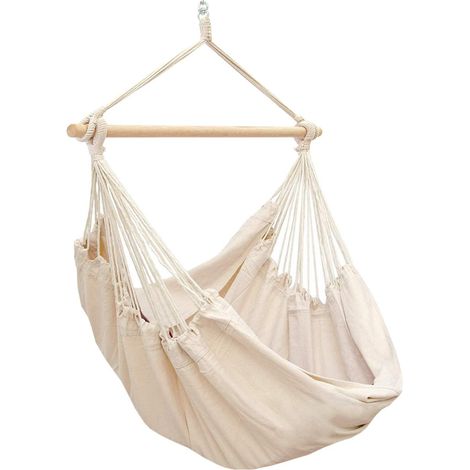 XXL Hängesessel 185x130cm bis 150kg - 2 Personen Schwebesessel Hängestuhl Garten (1/5)