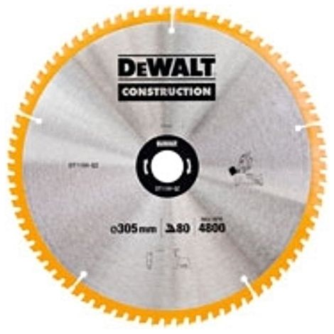 Dewalt – Lame de scie circulaire 165mm 18D DT1933QZ – Pour bois dur et composites – Coupe nette sans éclat – Alésage 20mm