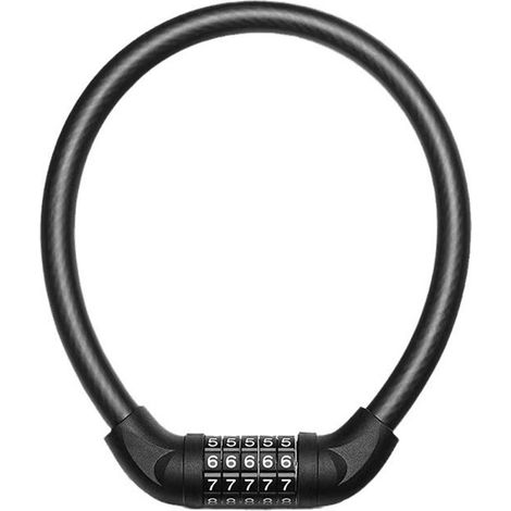 Fahrradschlösser Robuste Fahrradschlösser Fahrradschlösser mit Stahlseil Wasserdichte Motorradschlösser für Fahrräder, Motorräder, Roller, Mounta (1/5)