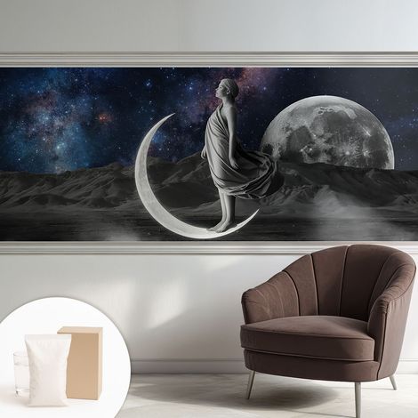 Papier peint intissé décoratif avec motifs pour salon et chambre a motif - Colle incluse gratuite Rêves nocturnes 250x104 cm (1/5)