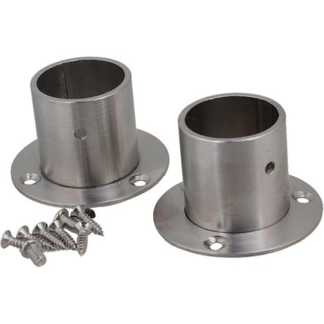 2 x 32 mm Bride de tuyau en acier inoxydable Douille Support de tige Fixation Quincaillerie (1/5)