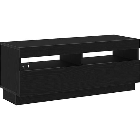 Meuble TV,Banc TV,Armoire TV Noir 100 x 35 x 40 cm Bois d'ingénierie CFW203424 (1/5)