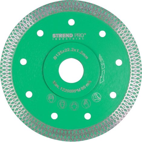 Scheibe Strend Pro Industrial, 125x22.2x1.2 mm, Diamant, ultradünn