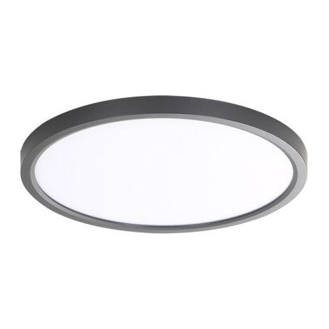 Plafoniera Faure 50W, bianco/nero, 4900 lm, 60x60x2,5 cm