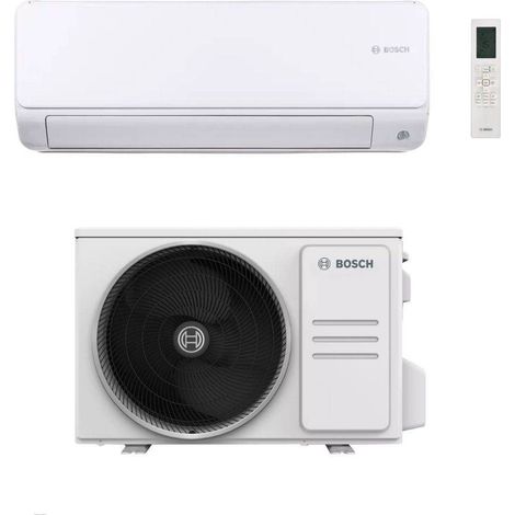 Bosch Climatiseur Monosplit Climate 6000i CL6000iU W35E de 12000 btu R-32 Inverter Wi-Fi Optionnel Classe A+++