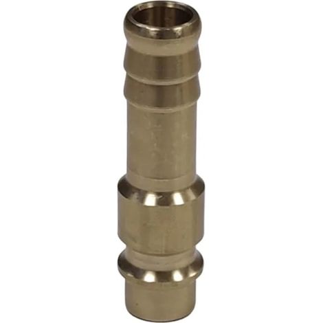 Raccordo Pneumatico Rapido in Ottone con Portagomma 9mm
